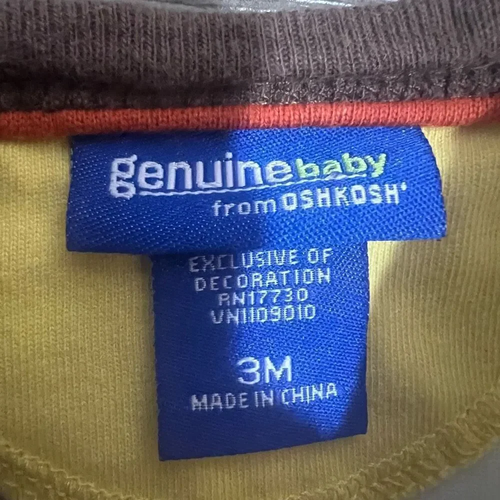 🏈 Genuine Baby from OshKosh Lion Onesie